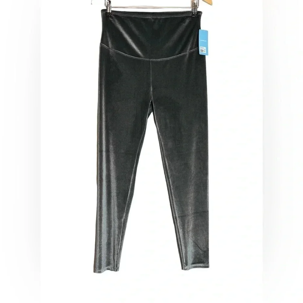 Yummie Velvet Shaping Leggings Size XL Asphalt Rear Lifting High Waist - Picture 3 of 10